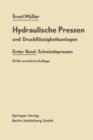 Image for Hydraulische Pressen und Druckflussigkeitsanlagen