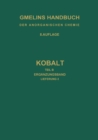 Image for Kobalt: Teil B - Erganzungband Leiferung 2. Kobalt(III)-Verbindungen.