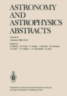 Image for Astronomy and Astrophysics Abstracts: Literature 1982, Part 1 : 31