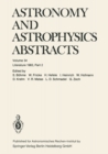 Image for Astronomy and Astrophysics Abstracts: Literature 1983, Part 2