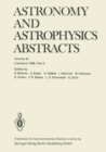Image for Astronomy and Astrophysics Abstracts: Volume 42 Literature 1986, Part 2