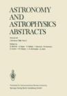 Image for Astronomy and Astrophysics Abstracts : Volume 42 Literature 1986, Part 2