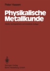 Image for Physikalische Metallkunde