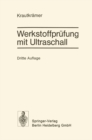 Image for Werkstoffprufung Mit Ultraschall