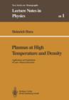 Image for Plasmas at High Temperature and Density