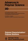 Image for Polymer Characterization/Polymer Solutions