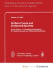 Image for Surface Forces and Surfactant Systems