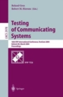 Image for Testing of Communicating Systems : 16th IFIP International Conference, TestCom 2004, Oxford, UK, March 17-19, 2004., Proceedings