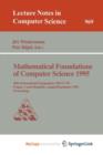 Image for Mathematical Foundations of Computer Science 1995 : 20th International Symposium, MFCS&#39;95, Prague, Czech Republic, August 28 - September 1, 1995. Proceedings
