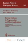 Image for Formal Methods in Programming and Their Applications