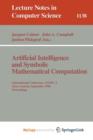 Image for Artificial Intelligence and Symbolic Mathematical Computation