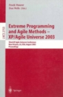 Image for Extreme Programming and Agile Methods - XP/Agile Universe 2003