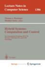 Image for Hybrid Systems: Computation and Control : First International Workshop, HSCC&#39;98, Berkeley, California, USA, April 13 - 15, 1998, Proceedings