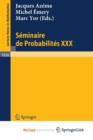 Image for Seminaire de Probabilites XXX