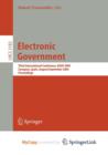 Image for Electronic Government : Third International Conference, EGOV 2004, Zaragoza, Spain, August 30-September 3, 2004, Proceedings