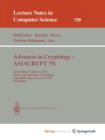 Image for Advances in Cryptology - ASIACRYPT &#39;91 : International Conference on the Theory and Application of Cryptology, Fujiyoshida, Japan, November 11-14, 1991. Proceedings