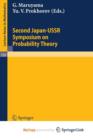 Image for Proceedings of the Second Japan-USSR Symposium on Probability Theory