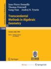 Image for Transcendental Methods in Algebraic Geometry