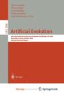 Image for Artificial Evolution : 6th International Conference, Evolution Artificielle, EA 2003, Marseilles, France, October 27-30, 2003, Revised Selected Papers