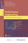 Image for Performance Engineering : State of the Art and Current Trends