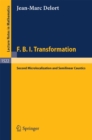 Image for F.B.I. transformation: second microlocalization and semilinear caustics : 1522.