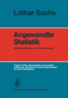 Image for Angewandte Statistik: Statistische Methoden und ihre Anwendungen