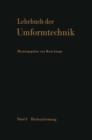Image for Lehrbuch Der Umformtechnik: Band 3: Blechumformung