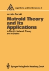 Image for Matroid Theory and its Applications in Electric Network Theory and in Statics : 6