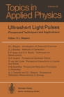 Image for Ultrashort Light Pulses: Picosecond Techniques and Applications