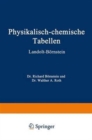 Image for Physikalisch-Chemische Tabellen