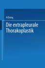 Image for Die extrapleurale Thorakoplastik