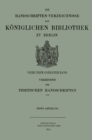 Image for Verzeichnis der Tibetischen Handschriften der Koniglichen Bibliothek zu Berlin