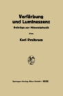 Image for Verfarbung Und Lumineszenz: Beitrage Zur Mineralphysik