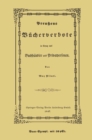 Image for Preuens Bucherverbote in Betreff der Privatpersonen und Buchhandler
