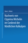 Image for Nachweis Von Clypeina Michelin Im Cordevol Der Nordlichen Kalkalpen