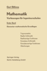 Image for Mathematik: Vorlesungen fur Ingenieurschulen