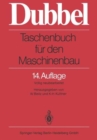 Image for Taschenbuch fur den Maschinenbau