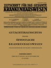 Image for Gutachterausschu fur das offentliche Krankenhauswesen: Fachausschu des Deutschen Gemeindetages.