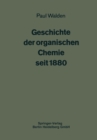 Image for Geschichte der organischen Chemie seit 1880
