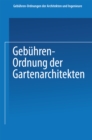Image for Gebuhren-Ordnung der Gartenarchitekten.