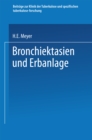 Image for Bronchiektasien Und Erbanlage