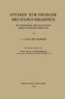 Image for Studien zum Problem des Pulsus Paradoxus: Mit Besonderer Berucksichtigung Seiner Klinischen Bedeutung