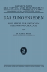 Image for Das Zungenreden: Eine Studie Ur Kritischen Religionspsychologie