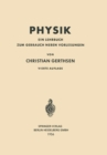 Image for Physik: Ein Lehrbuch zum Gebrauch neben Vorlesungen