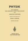 Image for Physik: Ein Lehrbuch zum Gebrauch Neben Vorlesungen.
