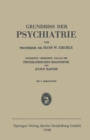 Image for Grundriss der Psychiatrie