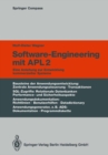 Image for Software-engineering Mit Apl2: Eine Anleitung Zur Entwicklung Kommerzieller Systeme