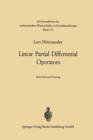Image for Linear Partial Differential Operators