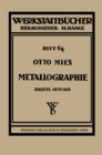 Image for Metallographie: Grundlagen Und Anwendungen