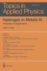 Image for Hydrogen in Metals III